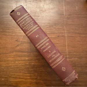 Harvard Classics English Poetry Book 41 Collins to Fitzgerald 1910